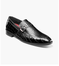Load image into Gallery viewer, Stacy Adam Mens Black Moc Toe Casual Slip On OS25787-001