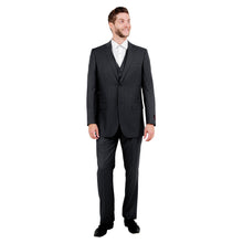 Load image into Gallery viewer, Men's Modern-Fit 3pc Pinstripe Suit, Notch Lapel