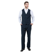 Load image into Gallery viewer, Men's Modern-Fit 3pc Pinstripe Suit, Notch Lapel