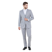 Load image into Gallery viewer, Men's Slim-Fit 3pc Suit, Notch Lapel