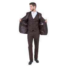 Load image into Gallery viewer, Men's Slim-Fit 3pc Suit, Notch Lapel