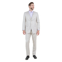 Load image into Gallery viewer, Men's Slim-Fit 3pc Suit, Notch Lapel
