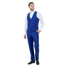 Load image into Gallery viewer, Men's Slim-Fit 3pc Suit, Notch Lapel