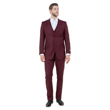 Load image into Gallery viewer, Men's Slim-Fit 3pc Suit, Notch Lapel
