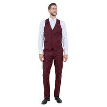 Load image into Gallery viewer, Men's Slim-Fit 3pc Suit, Notch Lapel