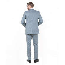 Load image into Gallery viewer, Shark Grey Men's 2pc Sharkskin Suit Slim-Fit