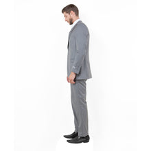 Load image into Gallery viewer, Earth Tan Men's 2pc Sharkskin Suit Slim-Fit