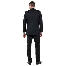 Load image into Gallery viewer, Black Solid 2-PC Slim Fit Performance Stretch Suits