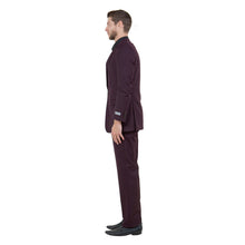 Load image into Gallery viewer, Plum Men's 2pc Suit Slim-Fit w/ Pick Stitch