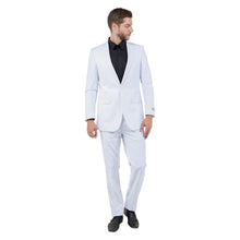 Load image into Gallery viewer, White Solid 2-PC Slim Fit Performance Stretch Suits