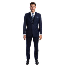 Load image into Gallery viewer, Men's 3pc Solid Suit, Notch Lapel