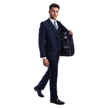 Load image into Gallery viewer, Men's 3pc Solid Suit, Notch Lapel