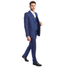 Load image into Gallery viewer, Men's 3pc Solid Suit, Notch Lapel
