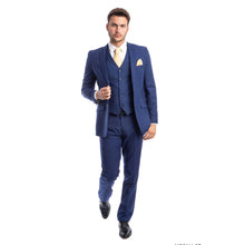 Load image into Gallery viewer, Men's 3pc Solid Suit, Notch Lapel