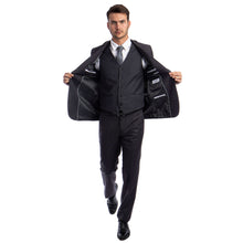 Load image into Gallery viewer, Men's 3pc Solid Suit, Notch Lapel