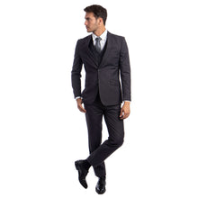 Load image into Gallery viewer, Men's 3pc Solid Suit, Notch Lapel