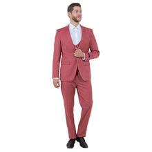Load image into Gallery viewer, Coral Men's Ultra Slim-Fit 3pc Suit w/ Expandable Waistband