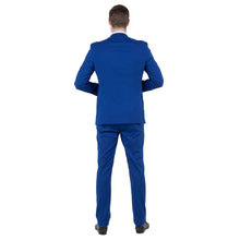 Load image into Gallery viewer, Indigo Men's Ultra Slim-Fit 3pc Suit w/ Expandable Waistband