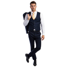 Load image into Gallery viewer, Men's Skinny-Fit Solid 3pc Suit