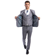 Load image into Gallery viewer, Men's Skinny-Fit Solid 3pc Suit
