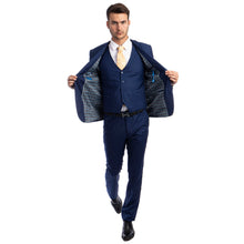 Load image into Gallery viewer, Men's Skinny-Fit Solid 3pc Suit