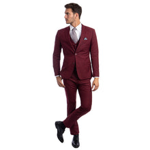 Load image into Gallery viewer, Men's Skinny-Fit Solid 3pc Suit