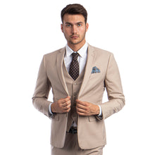 Load image into Gallery viewer, Men's Skinny-Fit Solid 3pc Suit