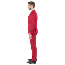 Load image into Gallery viewer, Men's Skinny-Fit 2pc Suit w/ Peak Lapel