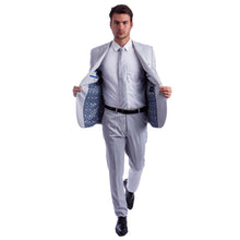 Load image into Gallery viewer, Men's Skinny-Fit 2pc Suit w/ Peak Lapel