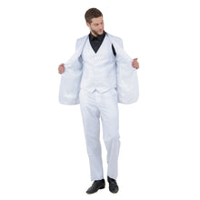 Load image into Gallery viewer, Men's Modern-Fit 3-Piece Suit Set w/ Jacket, Vest and Pants