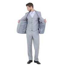 Load image into Gallery viewer, Men's Modern-Fit 3-Piece Suit Set w/ Jacket, Vest and Pants