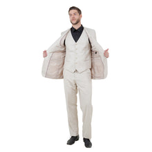 Load image into Gallery viewer, Men's Modern-Fit 3-Piece Suit Set w/ Jacket, Vest and Pants