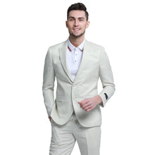 Load image into Gallery viewer, Men's Skinny Fit 2pc Linen Suit