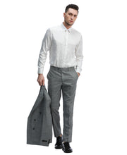 Load image into Gallery viewer, Mens Suit 2pc Double Breasted Pinstripe Peak Lapel Suit With Matching Pants For All Ocassions