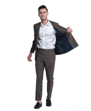Load image into Gallery viewer, Mens Suit 2pc Double Breasted Pinstripe Peak Lapel Suit With Matching Pants For All Ocassions