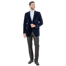 Load image into Gallery viewer, Men's Modern Fit Velvet Blazer Only