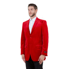 Load image into Gallery viewer, Men's Modern Fit Velvet Blazer Only