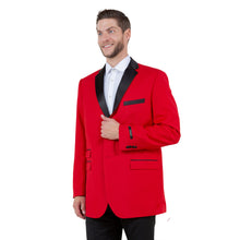 Load image into Gallery viewer, Men's Slim-Fit Tuxedo Sport Coat w/ Satin Notch Lapel
