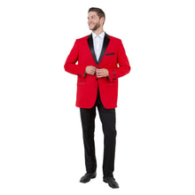 Load image into Gallery viewer, Men's Slim-Fit Tuxedo Sport Coat w/ Satin Notch Lapel