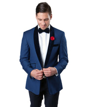 Load image into Gallery viewer, Men's Slim-Fit Tuxedo Sport Coat w/ Satin Shawl Lapel