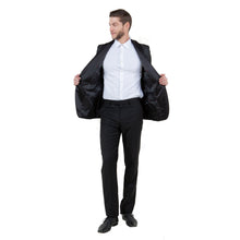 Load image into Gallery viewer, Mens Slim-Fit Solid Paisley Blazer Only w/ Shawl Collar