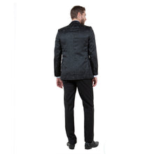 Load image into Gallery viewer, Mens Slim-Fit Solid Paisley Blazer Only w/ Shawl Collar