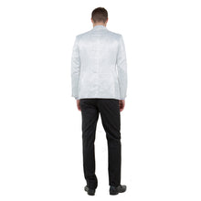 Load image into Gallery viewer, Mens Slim-Fit Solid Paisley Blazer Only w/ Shawl Collar