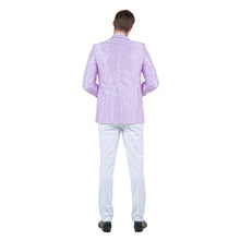 Load image into Gallery viewer, Mens Slim-Fit Solid Paisley Blazer Only w/ Shawl Collar