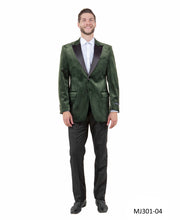 Load image into Gallery viewer, Men's Modern Fit Sport Coat w/ Satin Peak Lapel
