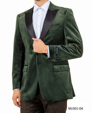Load image into Gallery viewer, Men's Modern Fit Sport Coat w/ Satin Peak Lapel