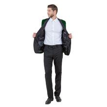 Load image into Gallery viewer, Men's Velvet Slim-Fit Blazer w/ Satin Shawl Collar