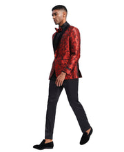 Load image into Gallery viewer, Mens Shawl Satin Collar Blazer Only Paisley Pattern For All Occasions