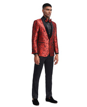 Load image into Gallery viewer, Mens Shawl Satin Collar Blazer Only Paisley Pattern For All Occasions