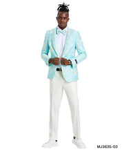 Load image into Gallery viewer, Men's Floral Slim-Fit Blazer w/ Shawl Lapel